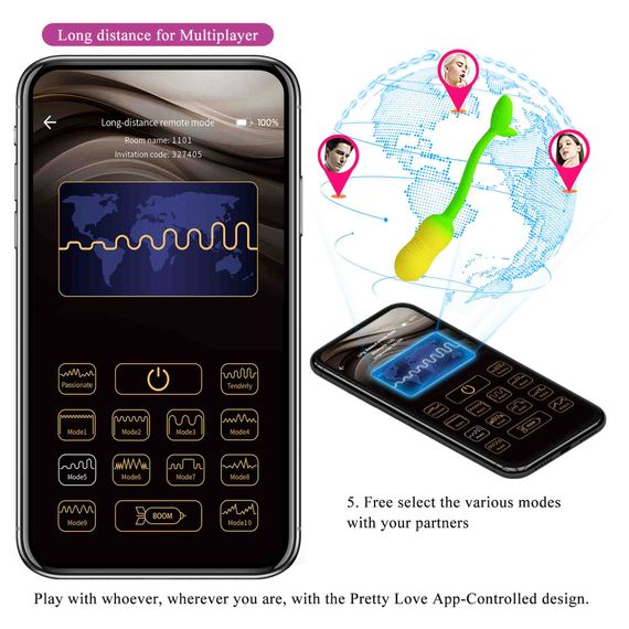 Віброкуля Poulsen App-Controlled Egg Vibrator 02 | Зображення 7