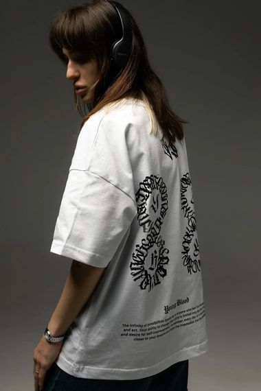 Футболка "ETERNAL SCRIPT" White M | Зображення 7