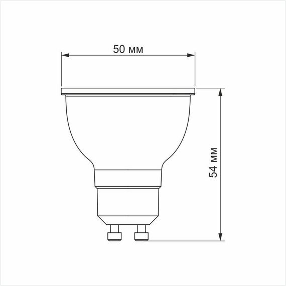 Світлодіодна лампа VIDEX MR16еD 6W GU10 4100K дімерна | Зображення 2