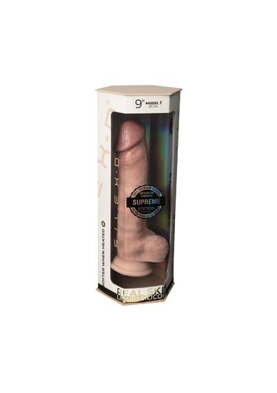 Фалоімітатор SilexD Tomas Premium Real Skin Flesh (9in MODEL 1), ультрареалістик, діаметр 5 см | Зображення 6