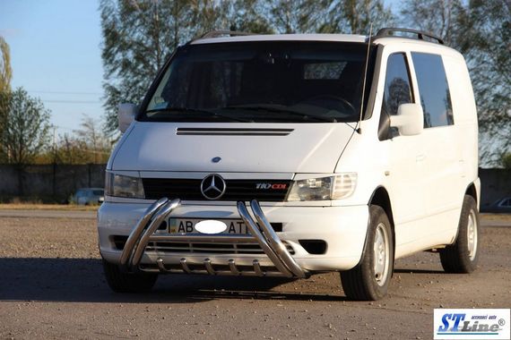 Кенгурятник WT01 (нерж.) для Mercedes Vito W638 1996-2003 гг | Зображення 2