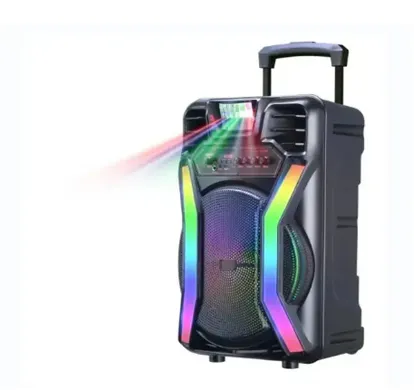 Портативна колонка XPRO HS-TS12H8  валіза 30Вт, USB, SD, FM радіо, Bluetooth, 1 мікрофон, ДК (MER-15698) | Зображення 2