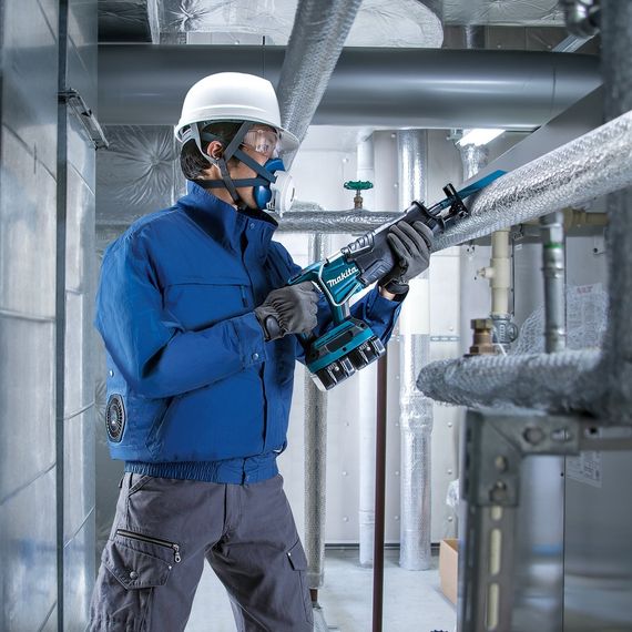 Куртка акумуляторна з вентиляцією Makita DFJ310Z3XL (LXT, CXT, без акумуляторів та зарядного пристрою) | Зображення 2