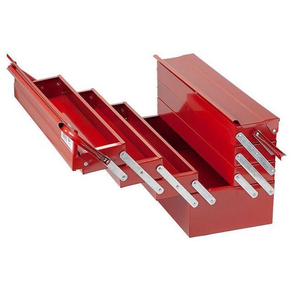 Ящик інструментальний металевий 450 мм, 7 секцій INTERTOOL HT-5047 | Зображення 4