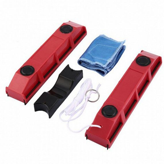 Щітка магнітна для миття скла з двох сторін RK-578 Glider Червона | Зображення 6