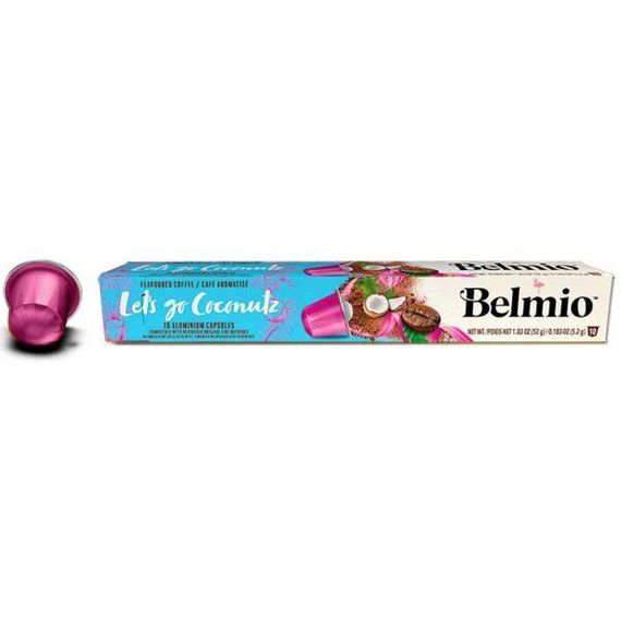 Кава в капсулах Belmio Coconut 10 шт Бельгія Неспресо Кокос