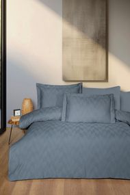 Постельное белье First Choice Jacquard Satin 200х220 Boris Dark Grey