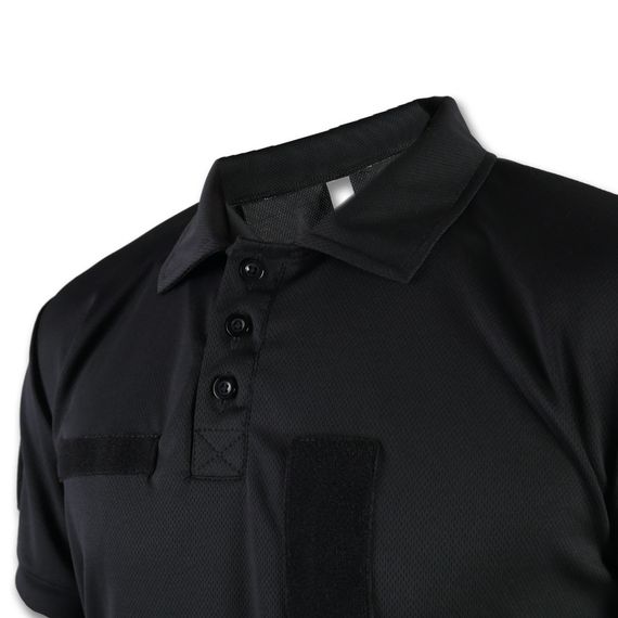 Поло тактическое с шевронами Coolpass Black 46 | Зображення 4