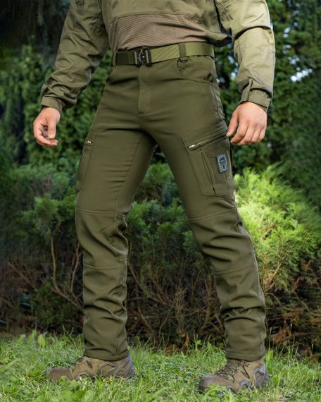 Зимові брюки карго тактичні Softshell BEZET Ешелон