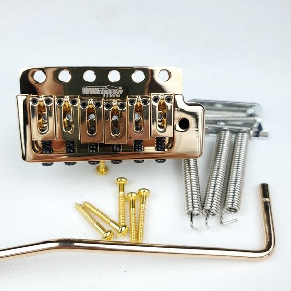 Тремоло бридж Wilkinson для електрогітари stratocaster gold | Зображення 5