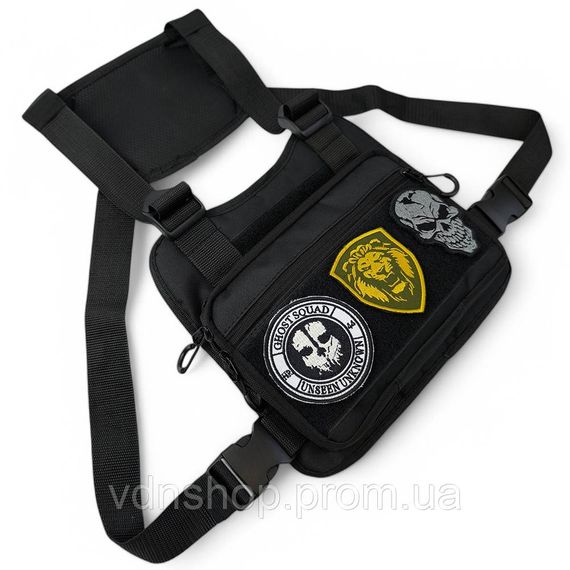 Мужская сумка кроссбоди, Мужская плечевая сумка слинг тактическая для мужчин TI-30 | Зображення 1
