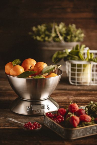 Ваги кухонні електронні Adler AD 3134 до 5 кг зі знімною чашею з нержавіючої сталі | Зображення 5