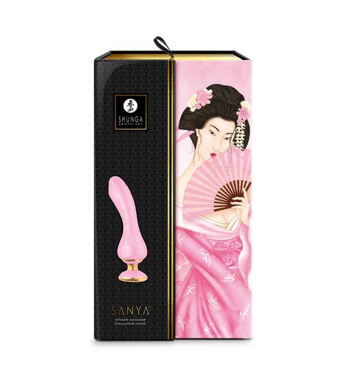 Вібратор для точки G Shunga Sanya Light Pink, гнучкий стовбур | Зображення 6