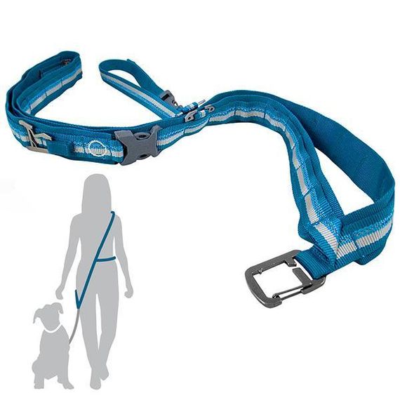 Kurgo Sling Thing курго свободні руки слинг через плече для вигулу собак Блакитний