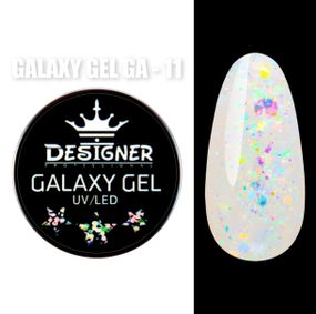 Глитерный гель Galaxy Gel 11 Designer 10мл
