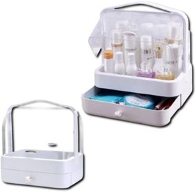 Органайзер для косметики 2 секції рожевий XPRO YM206 Single Drawer (MER-14970_599)
