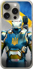 Чехол на iPhone 15 Pro Украинский киборг "980u-3096-17620"