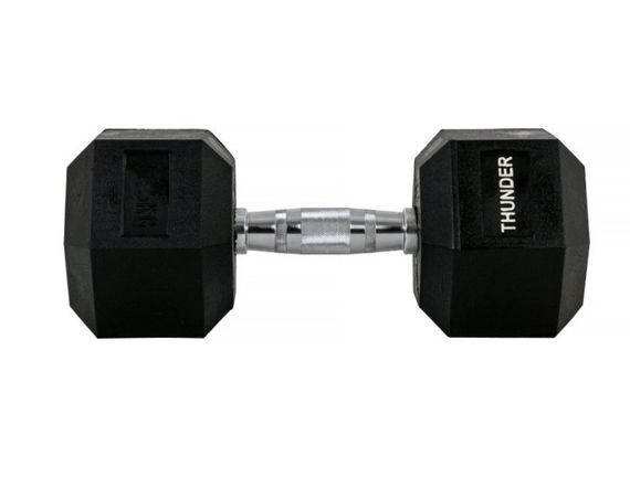 Гантель шестигранна Thunder 17,5 кг (HEXAGONAL-DUMBBELLS-17,5K)