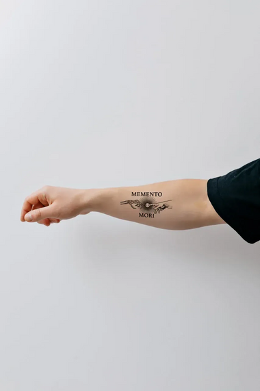 Тату тимчасове Memento Mori Tattooshka L-68 Чорний shop (4825800010433) | Зображення 1