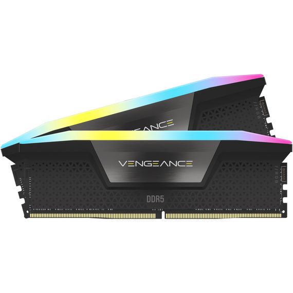Модуль пам'яті для комп'ютера DDR5 32GB (2x16GB) 7200 MHz Vengeance RGB Corsair (CMH32GX5M2X7200C34) | Зображення 1