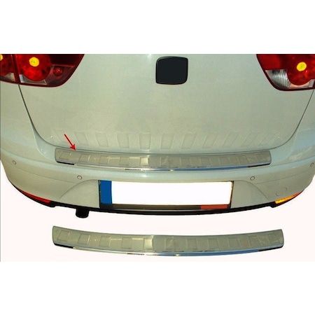 Накладка на задний бампер OmsaLine (XL, нерж) для Seat Altea 2004-2024 гг