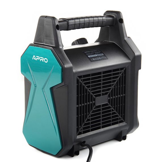 Тепловентилятор электрический с керамическим нагревателем СFH-20 140м³/ч, 2.0кВт APRO | Зображення 5