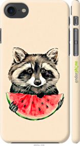 Чохол на iPhone 8 Єнотик з кавуном "4605m-1031-2448"