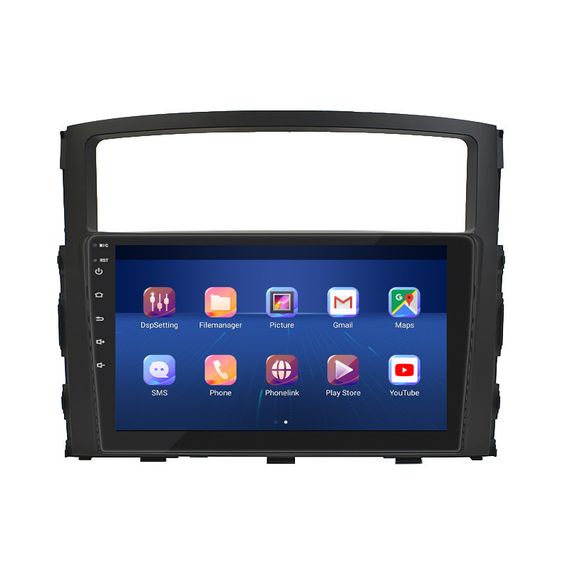 Штатная магнитола 9" Lesko для Mitsubishi Montero IV 2006-н.в. 6/128Gb 4G Wi-Fi GPS Top Митцубиси | Зображення 1