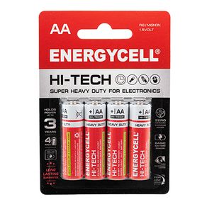 Батарейка ENERGYCELL EN15HT-B4 1.5V сольова  R6, АА4 BLISTER PK