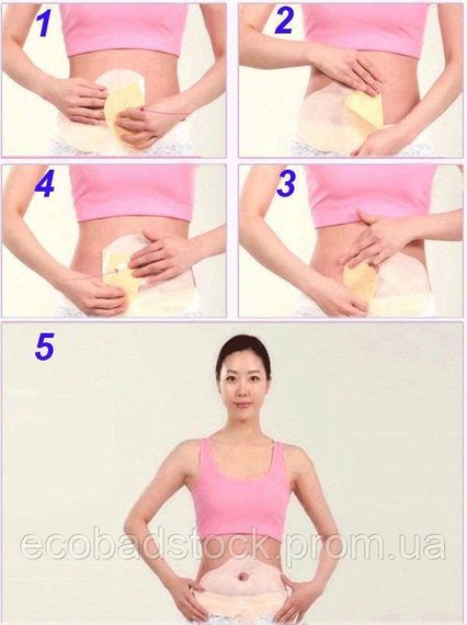 Пластир для схуднення Mymi wonder patch Belly Wing для живота | Зображення 3