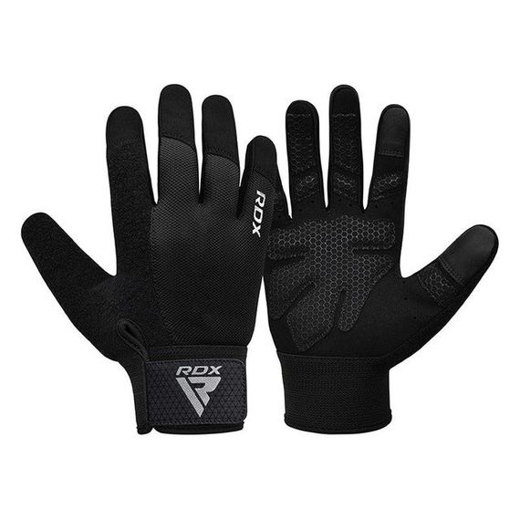 Перчатки для фитнеса RDX W1 Full Finger Plus Black M | Зображення 4