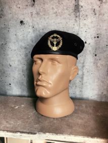 Берет розвідки / ГУР МО крапля чорний XL / 59-60