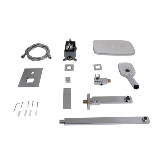 Душова система універсальна Qtap Gemini прихованого монтажу на три споживача QTGEM114CRM45702 Chrome | Зображення 8