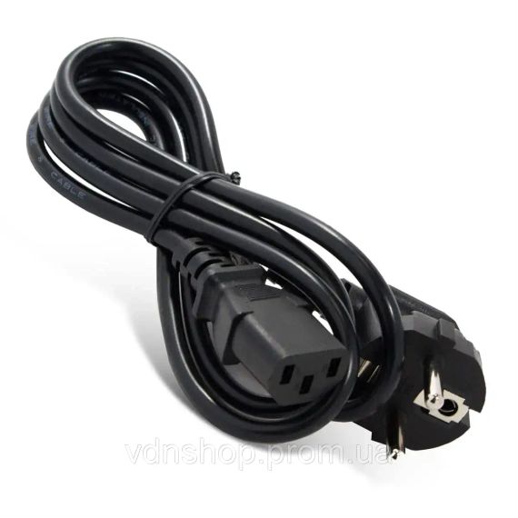 Шнур для комп'ютера ACS, кабель живлення для ПК, кабель живлення для торговельних ваг | Зображення 4