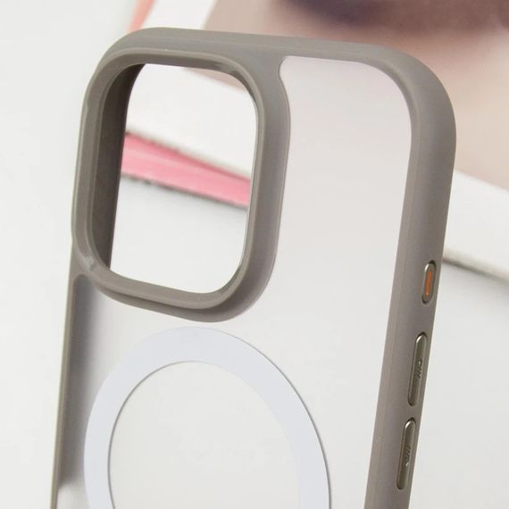 TPU+PC чохол Blueo Skin Friendly Frosted with MagSafe для Apple iPhone 16 Pro (6.3") | Зображення 4