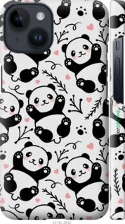 Чохол на iPhone 14 Панди "4318m-2648-2448"