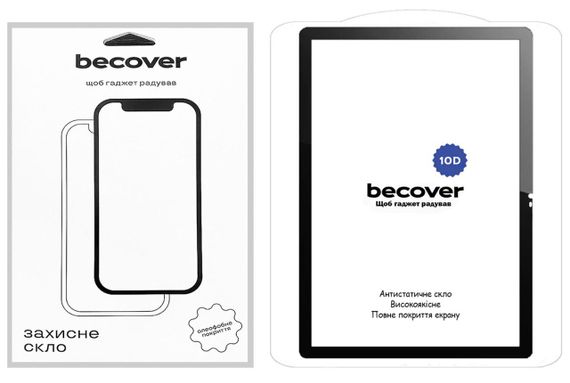 Захисне скло BeCover 10D для планшета Lenovo Tab M10 10.1" 3rd Gen (TB328) - Black | Зображення 2