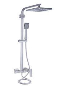 Душова система для кабіни Qtap Capricorn Chrome з виливом 53103KNC