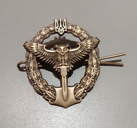 Кокарда Розвідка №2 (оригінал бронза) | Зображення 1