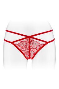 Трусики-стрінги Fashion Secret MYLENE Red з подвійною лінією стегна