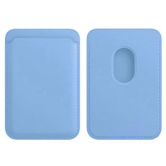 Кардхолдер Leather Wallet with Double Magnetic Голубой