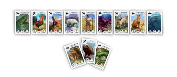 Настільна гра Картолінія: Тварини (Cardline: Animals) | Зображення 2