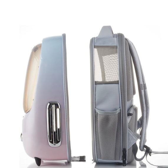 Рюкзак-переноска для котов и собак малых пород Petkit Breezy2 Smart Cat Carrier, 45 см х 33 см х 30 см, розовый | Зображення 1