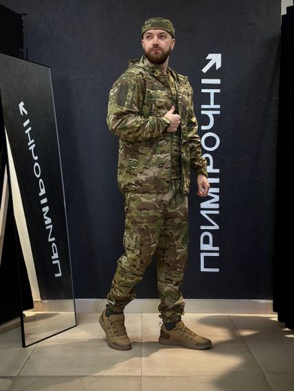 Військовий Комплект Джогер 3 в 1 Мультикам Куртка + Штани MTP +Футболка Джерсі | Зображення 7