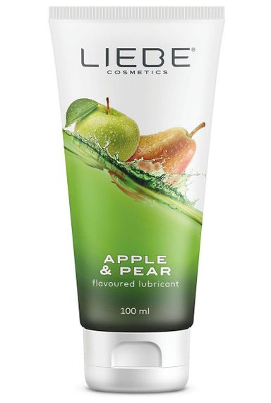 Розпродаж!!! Лубрикант на водній основі Liebe Lubricant Apple & Pear 100 мл (термін 11.2025) sexstyle