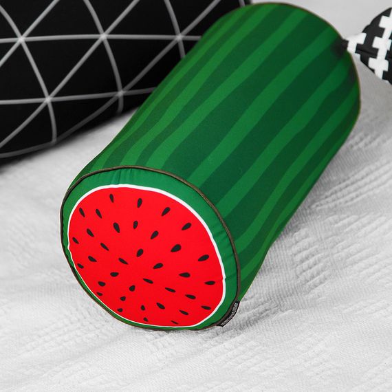 Подушка валик Арбуз 42x18 см (PV_FLORA004)