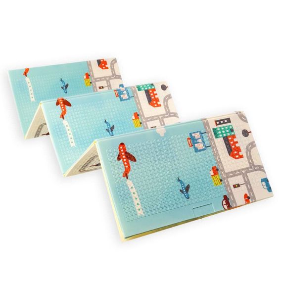 Детский складной развивающий термоковрик 200х150х0.6см "Дорога | Лес" (235) SW-00000155