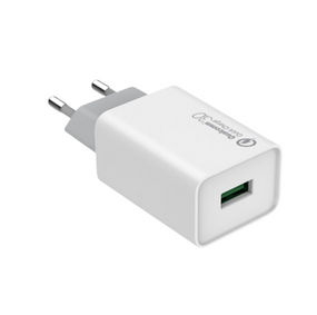 Зарядний пристрій мережевий USB 3,0A QC 18W білий ColorWay CW-CHS013Q-WT