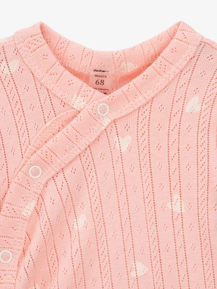 Боді для малюків Pink hearts 904375 56 см Рожевий shop (4821184412047) | Зображення 1