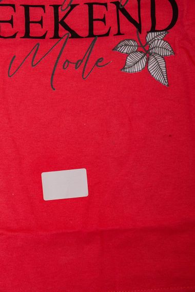 Пижама женская с принтом  -уценка, цвет розовый, 243R2064-U-1 | Зображення 5